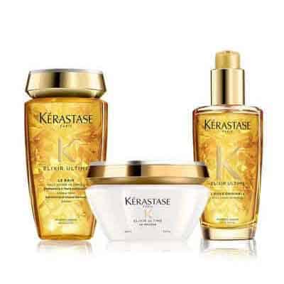 ELIXIR ULTIME DEEP TREATMENT HAIR CARE SET at Salon Deauville Montreal