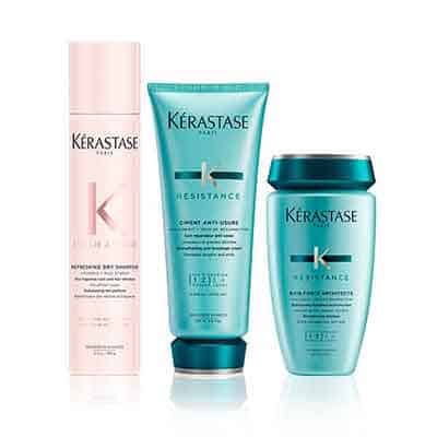 Professional hair care products at Salon Deauville Montreal